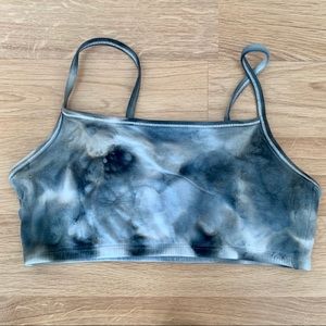 Neutral Tie Dye Spaghetti Strap Bralette